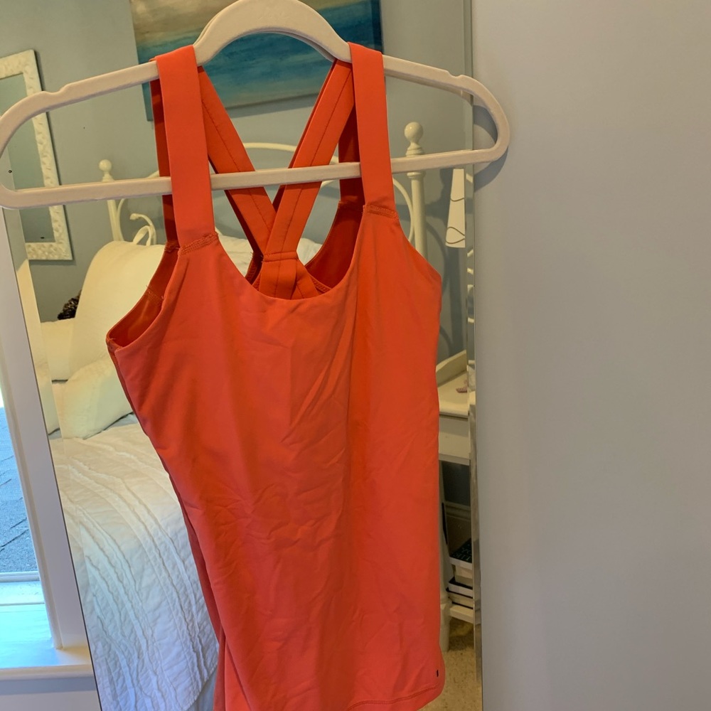 Ivy Park orange workout top